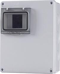 Jangar Ipari doboz üres 2-4M, átlátszó ajtóval, IP65, 180x230x80mm (JG-3510) (JG-3510)