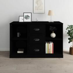 vidaXL Servantă, negru, 104, 5x35, 5x67, 5 cm, lemn prelucrat (816233) - maryon