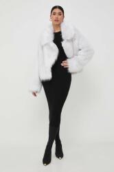 Patrizia Pepe rövid kabát női, fehér, átmeneti, oversize - fehér 40