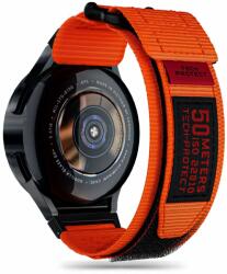 Tech-Protect Scout Pro Samsung Galaxy Watch 4 / 4 Classic / 5 / 5 Pro / 6 / 6 Classic szövet szíj (20mm széles) - narancssárga