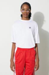 Adidas t-shirt Trefoil Tee női, bézs, IR8064 - bézs S