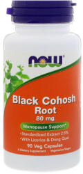 NOW Black Cohosh Root, (Cohos Negru) 80 mg, Now Foods, 90 capsule