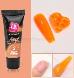 ROSENAILS - Poly gel 15 ml Neon Narancs 2# (69492-2)