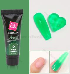 ROSENAILS - Poly gel 15 ml Neon Zöld 6# (69492-6)