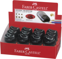 Faber-Castell Hegyező műa. dupla tartályos, fekete