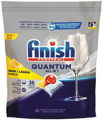 Finish Mosogatógép tabletta FINISH Quantum Allin1 Lemon 36 darab/doboz - papir-bolt