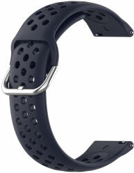 Techsuit Watchband 22mm szilikon lyukacsos sport szíj W004 (kék)
