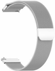 Techsuit Milanese Loop 22mm fém szíj W009 (ezüst)