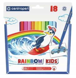 Centropen filc Rainbow Kids 18 darabos 7550/18