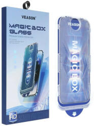 Veason iPhone 15 Pro Max 3D kijelzővédő üvegfólia felhelyező kerettel