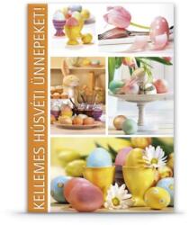 Ars Una normál borítékos képeslap E húsvéti feliratos festett tojásos (00130080)