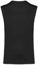 Kariban organikus széles vállú ujjatlan férfi póló KA3022IC, Black-2XL