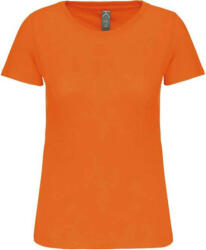 Kariban organikus kereknyakú rövid ujjú Női póló KA3026IC, Orange-S