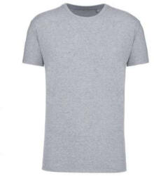 Kariban körkötött organikus férfi póló rövid ujjú KA3032IC, Oxford Grey-XS