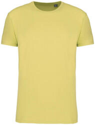 Kariban organikus rövid ujjú férfi póló KA3025IC, Lemon Yellow-XL