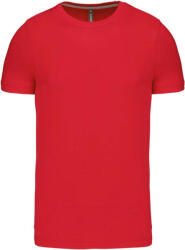 Kariban jersey rövid ujjú férfi póló KA356, Red-M