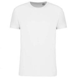 Kariban körkötött organikus férfi póló rövid ujjú KA3032IC, White-XL