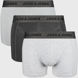 Jack & Jones 3PACK Boxeri din bambus JACK AND JONES Annick gri XL