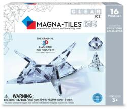 Magna-Tiles ICE Transparent, set magnetic 16 piese (MGT-18716) Jucarii de constructii magnetice