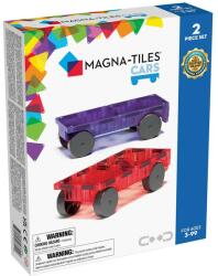 Magna-Tiles Extensie, 2 masinute Mov si Rosu (MGT-16022PR)