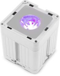 BeamZ KUBE20WH Proiector de lumini cu baterie, 20W, RGBWA-UV, WDMX, alb, BeamZ Professional (150.641)