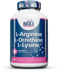 Haya Labs - L-Arginine L-Ornithine L-Lysine /100 kapszula
