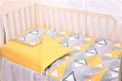 Confort Family Lenjerie 6 piese patut 120x60 cm bumbac 100% model forme geometrice Lenjerii de pat bebelusi‎, patura bebelusi