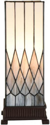 Clayre & Eef Veioza Tiffany polirasina sticla 17x17x43 cm (5LL-6332)