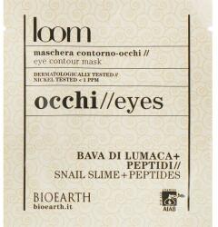 Bioearth Mască pentru conturul ochilor cu mucină de melc și peptide - Bioearth Loom Eye Contour Mask 3 ml