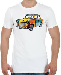 printfashion LEGO Trabant - Retro autó - Férfi póló - Fehér (15532876)