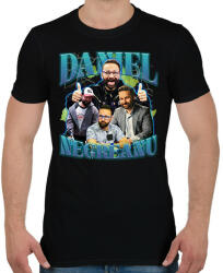 printfashion Daniel Negreanu - póker - Férfi póló - Fekete (15579318)