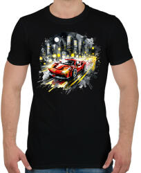 printfashion LEGO Ferrari - Férfi póló - Fekete (15532881)