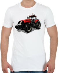 printfashion Traktor - Férfi póló - Fehér (15575003)