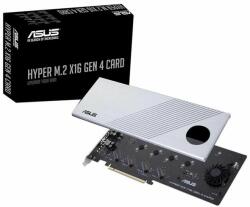 ASUS Hyper m. 2 x16 gen 4 card pcie 4.0/3.0 x16 interface, compatible with pcie x8 and x16 slots, support data transfer rates up to 256 gbps. up to 4 x m. 2 slots (key m), type 2242/2260/2280/22110 (suppor