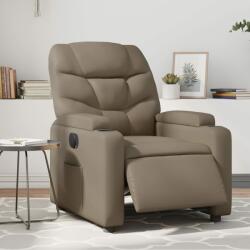vidaXL kávészínű műbőr elektromos dönthető fotel (3204650) - vidaxl