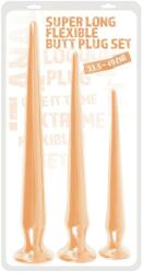 You2Toys Extra hosszú anál dildó szett (3 részes) - natúr