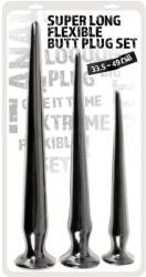 You2Toys Extra hosszú anál dildó szett (3 részes) - fekete