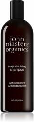 John Masters Organics Scalp Stimulanting Shampoo with Spermint & Medosweet sampon pentru cresterea parului cu menta 473 ml