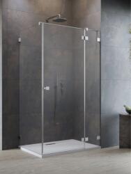 Radaway Zuhanykabin, Radaway Essenza Pro Brushed Nickel KDJ szögletes zuhanykabin 90x75 átlátszó jobbos