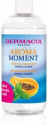  Dermacol Aroma Moment Papaya & Mint folyékony szappan utántöltő 500 ml