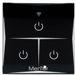 MMD Intrerupator inteligent wireless Mentor WiFi 10A 1800W, triplu, cu touch (MMDES008-61901)