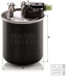  Mann-Filter üzemanyagszűrő WK 820/14
