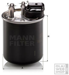 Mann-Filter üzemanyagszűrő WK 820/16
