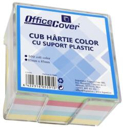 Office-cover Cub notite cu suport Office-Cover 8.5x8.5cm, 500 file (C3580)