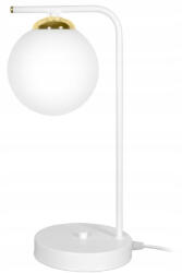 Glimex opál üveg gömb / golyó asztali lámpa 1xE27 LISZ White GLIS0116 (GLIS0116)