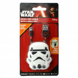KAU-USB kábel A-B micro USB össz. kábel USB 2.0 Star Wars Trooper