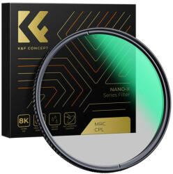 K&F Concept 82mm Nano-X CPL szűrő, (Green Coated) (KF01.974V1)