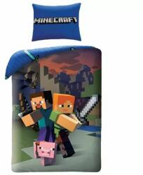 Halantex Minecraft: Steve és Alex kétrészes ágyneműhuzat garnitúra - 140 x 200 cm (MNC-020BL) - jatekbolt