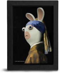 The Good Gift Poster cu ramă The Good Gift Games: Raving Rabbids - Girl Pearl Earring (Happy Mix) (TGGKRA048)