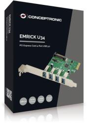 Conceptronic EMRICK02G csatlakozókártya/illesztő Belső USB 3.2 Gen 1 (3.1 Gen 1) (EMRICK02G) (EMRICK02G)